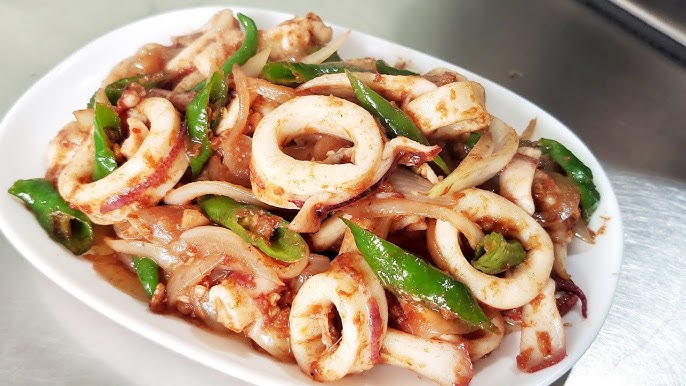 Cumi Cah Bawang Bombay